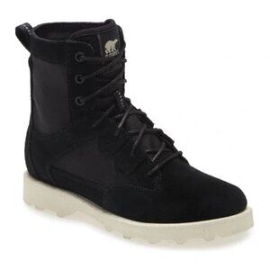 Sorel Black Chalk Caribou OTM Waterproof Bootie Size 9.5